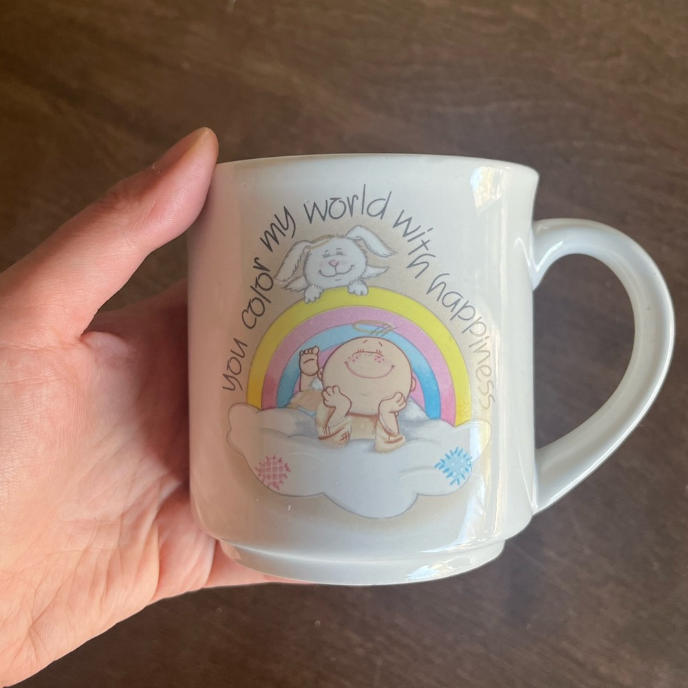 Mattel‎ you color my world with happiness cup mug